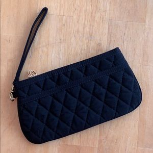 Vera Bradley Wristlet • Black Microfiber